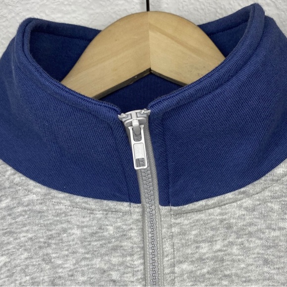 Zoe + Liv Malibu Tennis Club Graphic Heather Gray Zippered Sweatshirt Size XXL - Picture 11 of 13